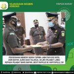 Kejari Pimpin Sertijab Kasi Intel Kejari Sorong