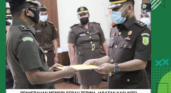 Kejari Pimpin Sertijab Kasi Intel Kejari Sorong