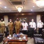 Audensi Kanwil Direktorat Jenderal Kekayaan Negara (DJKN) Sumut dan Kantor Pelayanan Kekayaan Negara dan Lelang (KPKNL) Medan. (Dok. Infokom Kota Medan)