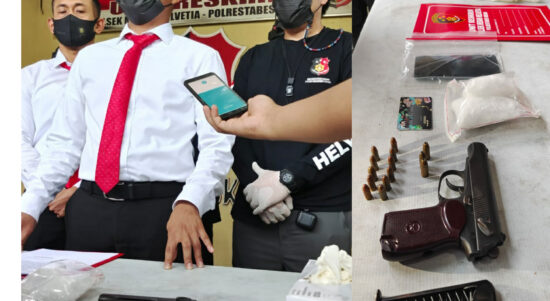 Pengedar Narkoba Bersenpi Ditangkap Polisi