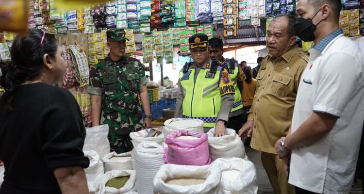 Wakil Bupati Asahan dan Forkopimda Lakukan Sidak Pasar