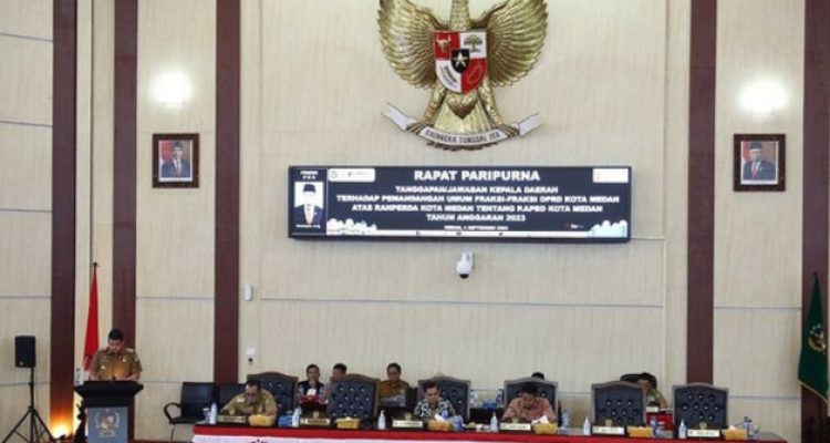 DPRD Medan Gelar Rapat Pembukaan Masa Sidang Ketiga Tahun 2023